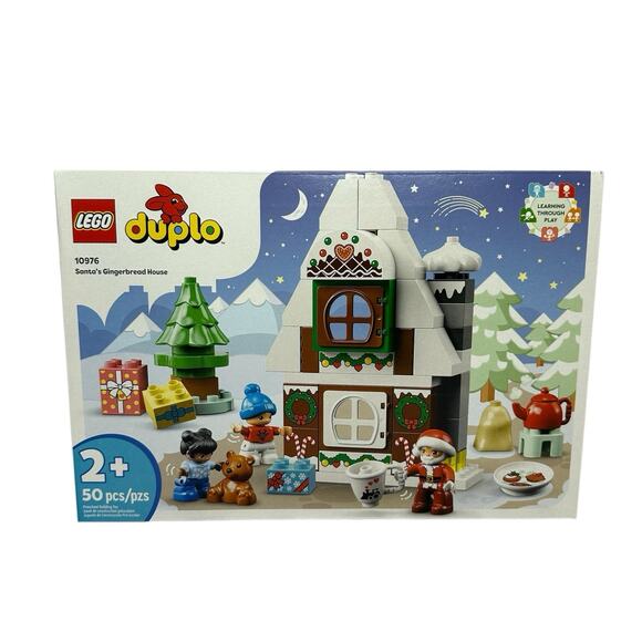 LEGO DUPLO Town Santa's Gingerbread House 10976 New In Box - Picture 1 of 11